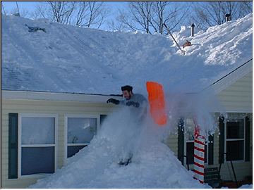 Roof Sledding