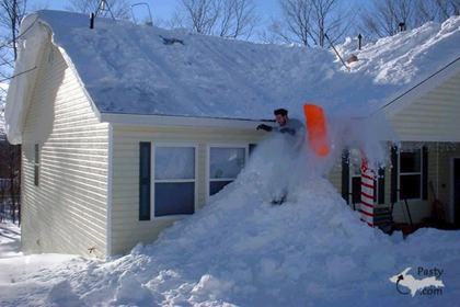 Roof Sledding