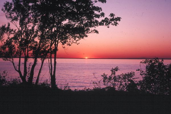 abbaye sunset