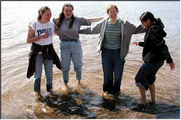 Water and friends