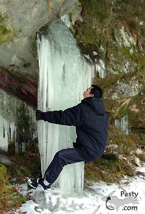 A mighty big icicle