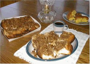 Pecan rolls and Saffron buns