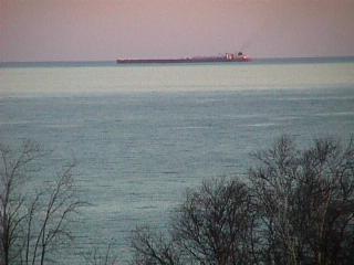 Freighter on Lake Superior