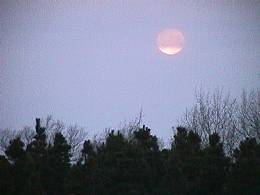 Moonset over 5 Mile Point