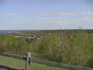 Overlooking Houghton/Hancock