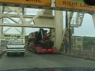 A tight fit on the lift-bridge