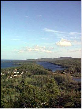 Descending from Brockway Mountain