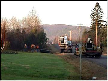 Roadwork near the Cliffs