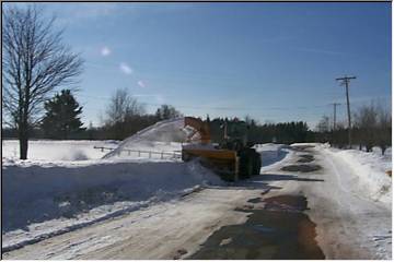 Sno-go on a side street