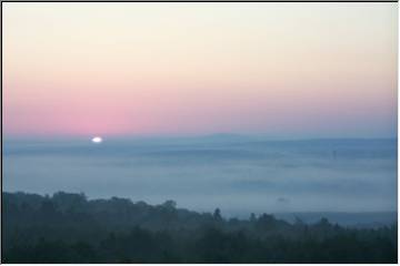 Sunrise on Bumbletown Hill