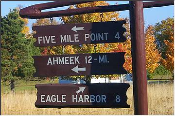 Keweenaw road signs