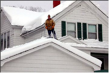 Time to clean the roof...