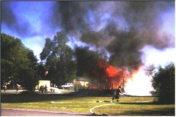 House fire, Calumet Township