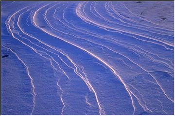 Winter written in snow