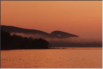 Fog moves in