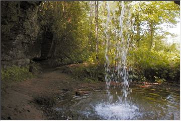 Behind Scott Falls