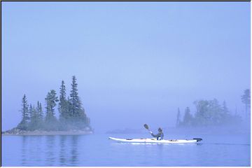 Pleasant paddling