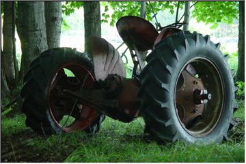 Retired tractor