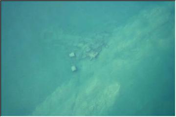 Aerial-underwater view