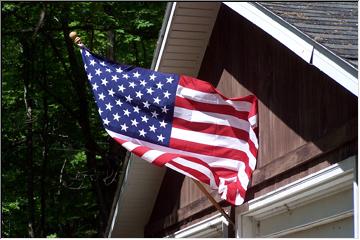 Waving proudly