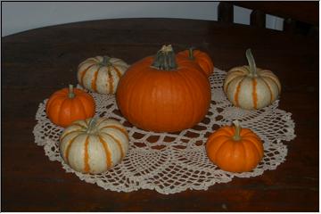 Festive pumpkins