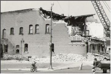 Tearing down Italian Hall