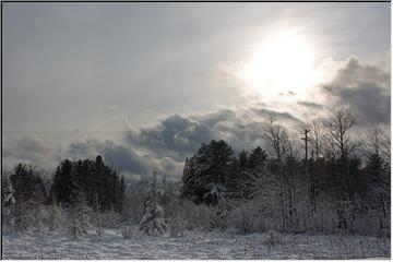 Shrouded sun