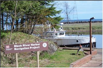 Boat launch and harbor