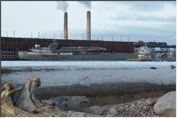 Loading ore