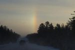 Winter rainbow