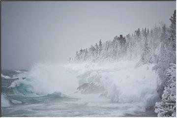 Winter shore