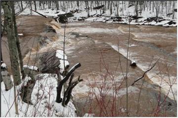 Rushing waters