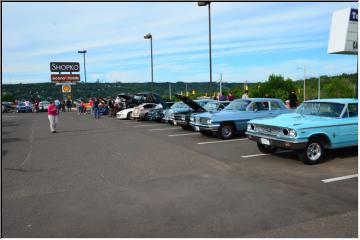 Line of cars