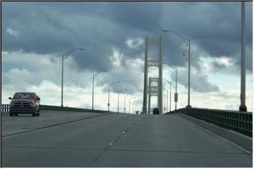Heading north