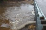 Rising water
