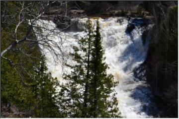 Rushing water