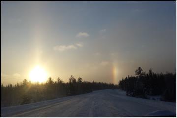 Frigid sunrise