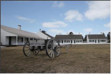 Winter recedes at the Fort