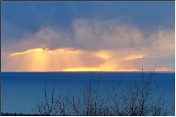 Spring sunset