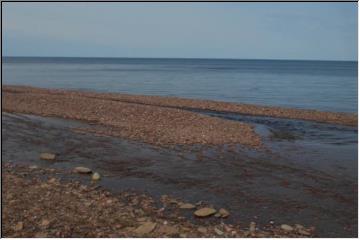 Big Lake changes the shoreline