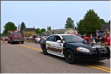 The parade begins
