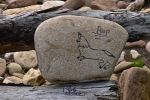 Rock drawing