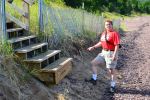 Dr. Nat points to erosion