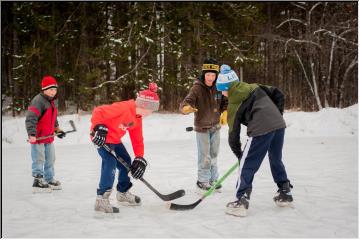 Pond hockey