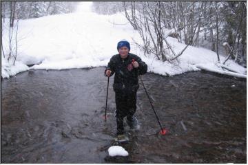 Running water to cross