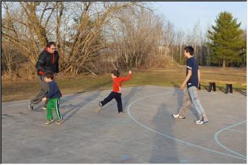 Dad and his boys