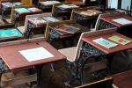 Wooden desks