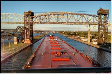 Heading into the locks