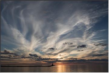 McLain clouds & sunset