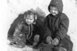 Snow siblings